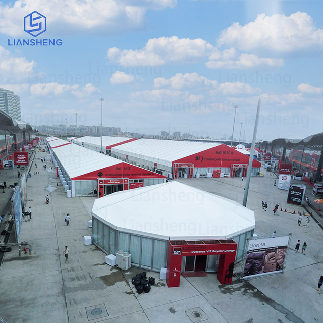 Khemah Acara Luar Mewah Pameran Dagangan Besar