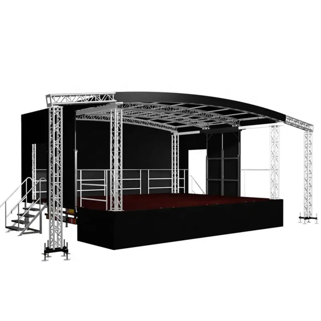 Harga Kilang Aluminium Alloy Stage Truss Murah Untuk Platform Konsert Luaran Untuk Dijual