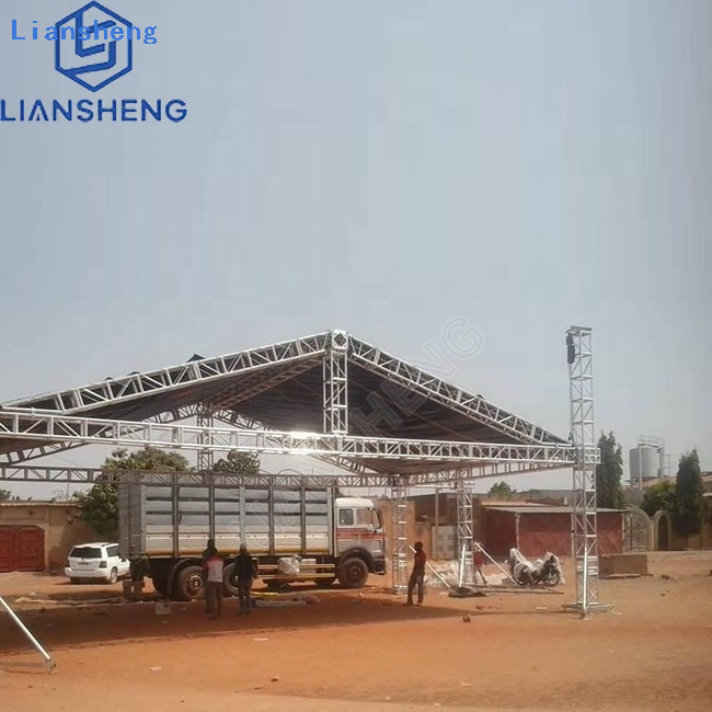 Konsert Luaran Aluminium Kekuda Acara Mudah Alih Paparan Portable Concert Stage Platform Untuk Dijual