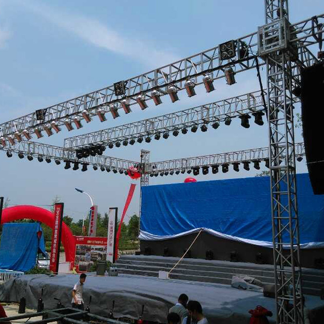 Acara Luar Aluminium Concert Truss Display Display paparan outdoor stage Aluminium Stage Untuk Dijual