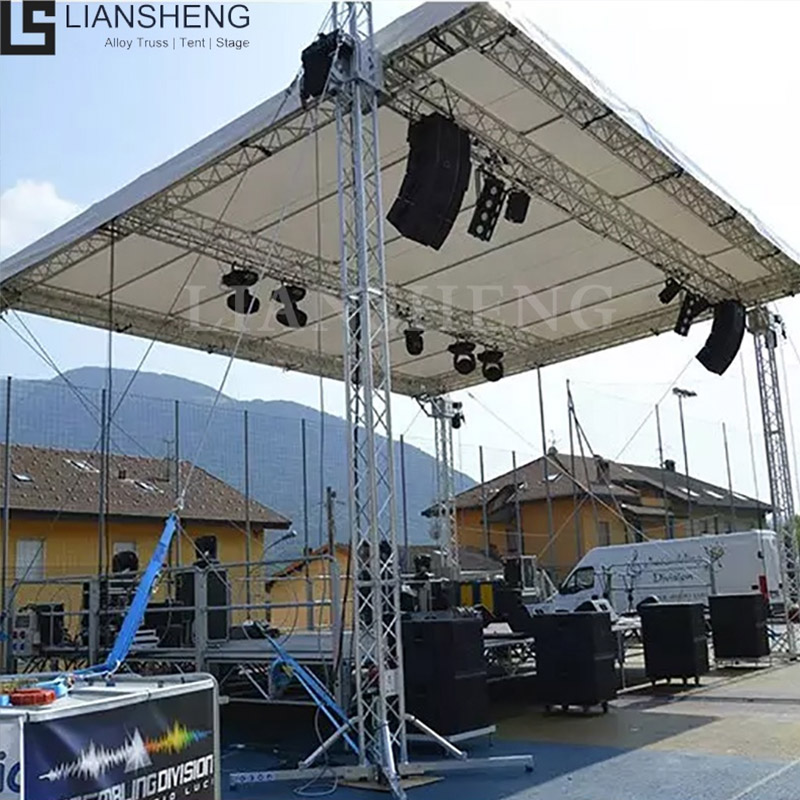 Jualan Panas Peralatan Lampu Pentas Aluminium Mudah Alih Platform Podium Peringkat Kekuda Peringkat Paparan Kekuda Aluminium