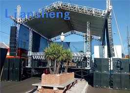 Kekuda Aluminium untuk acara bumbung melengkung Sistem kekuda konsert luar Pentas Platform lampu sepaker paparan kekuda