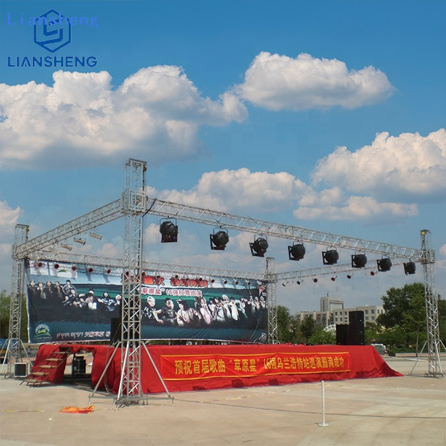 Konsert Luaran Aluminium Kekuda Acara Mudah Alih Paparan Portable Concert Stage Platform Untuk Dijual