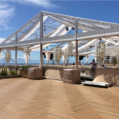 Khemah Gereja Bingkai Aluminium Besar untuk Acara Khemah Marquee Luaran 15x30m