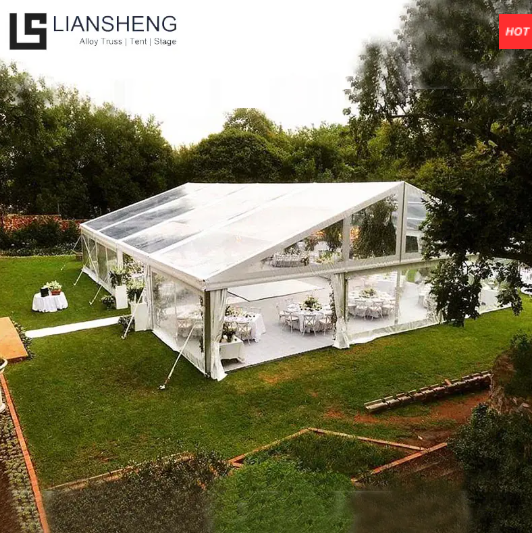 Crystal Plaza 25x45m Khemah Panoramik Luaran