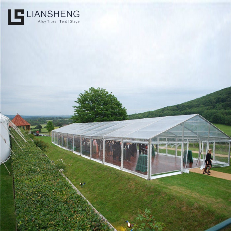 Khemah Acara Gereja Rangka Aluminium Besar Khemah Parti Marquee Luaran 15x30m