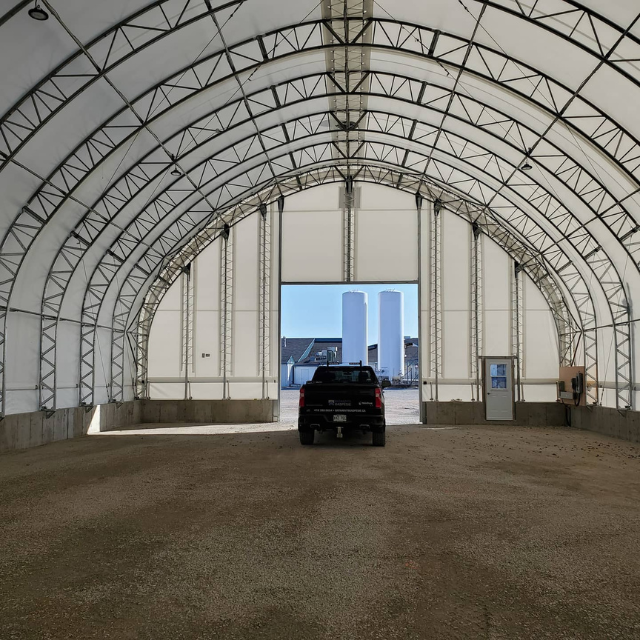 Khemah Industri Separuh bulatan Tugas Berat Pengeluar Khemah Gudang Aloi Aluminium untuk Dijual