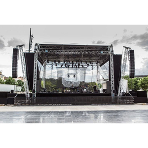 Konsert Pertunjukan Luaran Aluminium Stage Truss 20 X 20 Stand Alone Frame Structure Platform Concert Truss