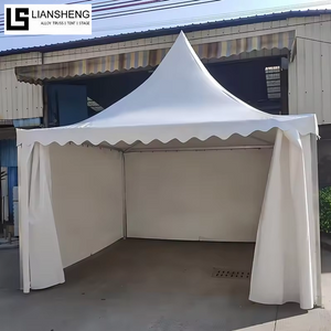 White Outdoor Portable Canopy Gazebo Beach Shade Camping Garden Khemah Pogada 6x6m