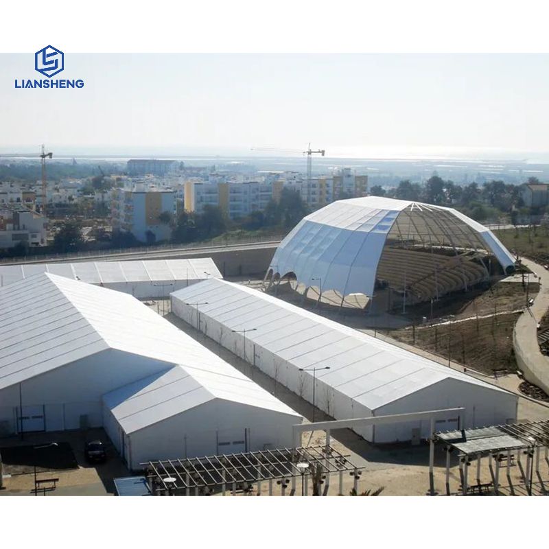 Khemah Gudang Bingkai Aluminium Kalis Air