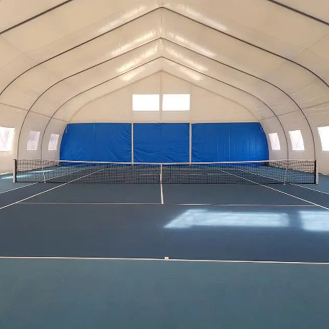 Kualiti Baik Pemasangan Mudah Luaran Kayuh Penutup Padang Tenis Khemah Bumbung Gelanggang Padel