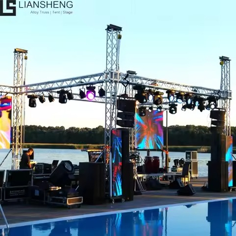 Siri Modular Liansheng | Platform Pentas Perkahwinan Aluminium Mudah Alih Dengan Ketinggian Boleh Laras