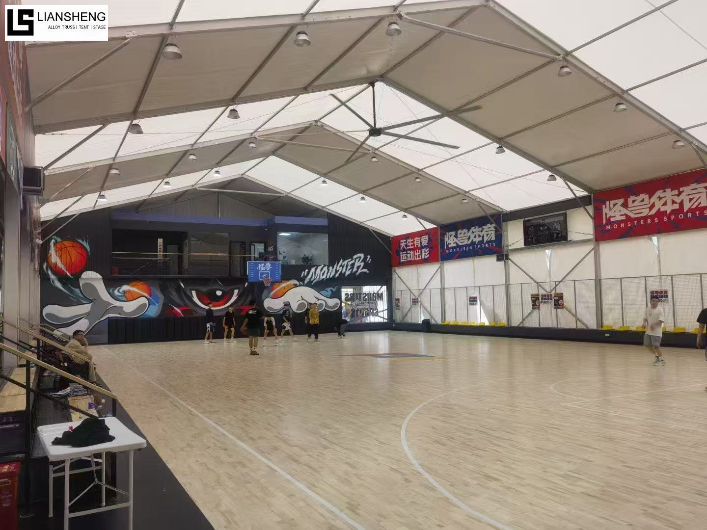 Khemah Sukan Poligon Aloi Aluminium untuk Acara Berskala Besar, Stadium, Kolam Renang dan Pertandingan