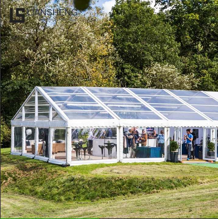 20 x 40 Khemah Perkahwinan Lutsinar Bingkai Aluminium Luaran