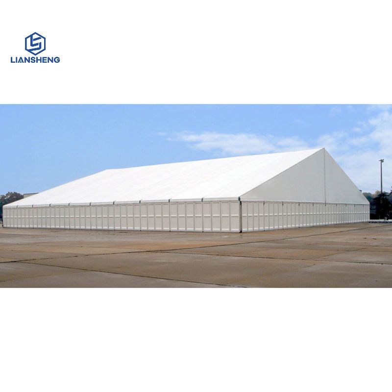 Borong Khemah PVC Putih Lebih Besar Bingkai Aluminium Marquees Khemah Gudang