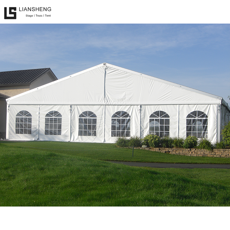 Khemah Mewah Kalis Angin Kanopi PVC Kalis Air Khemah Gelanggang Bola Keranjang Bingkai Aluminium Struktur Kekal Khemah Sukan