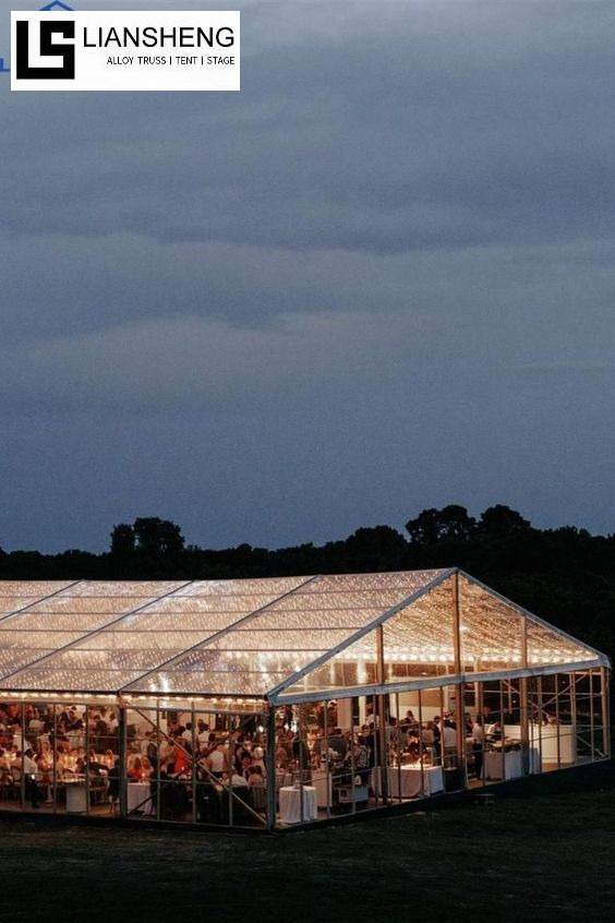 Pembuat Khemah Perkahwinan Rangka Aluminium Lutsinar Besar Pembekal Khemah Acara Pesta Mewah