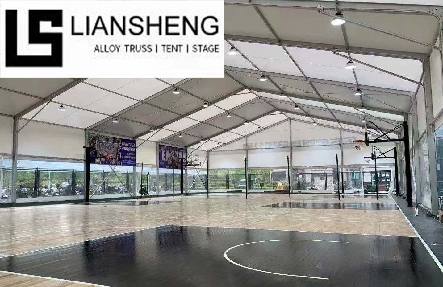 Khemah Acara Sukan yang sangat besar, Mudah Disiapkan dan Boleh Dialihkan, dengan Pilihan Penyesuaian Tinggi, Sesuai untuk Pelbagai Aktiviti