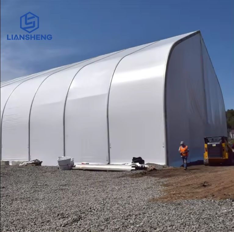 Fabrik PVC Rangka Aluminium Keluli Tahan Lama Khemah Marquee Dewan Sukan TFS untuk Pesawat Persendirian