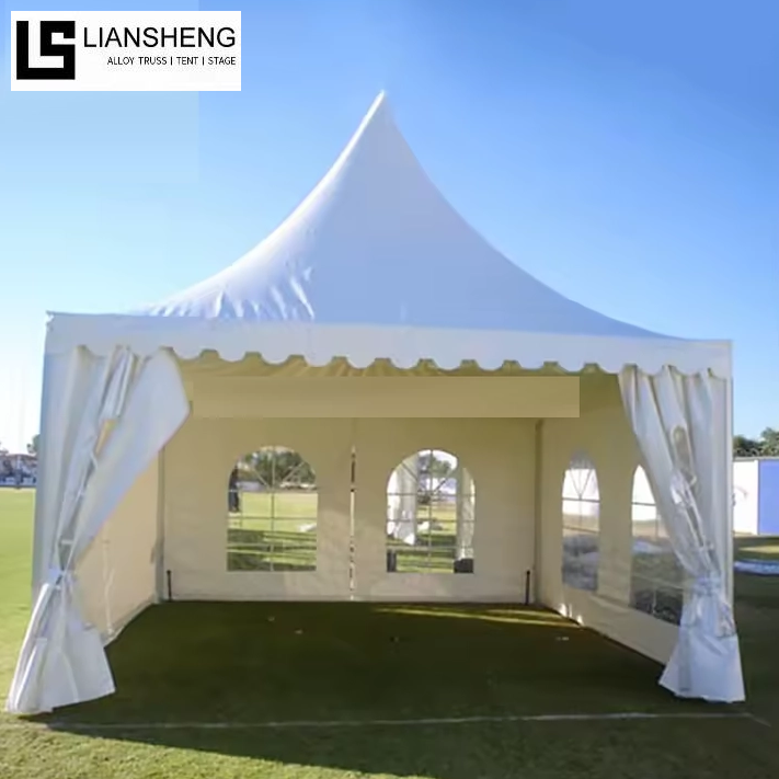 White Outdoor Portable Canopy Gazebo Beach Shade Camping Garden Khemah Pogada 6x6m