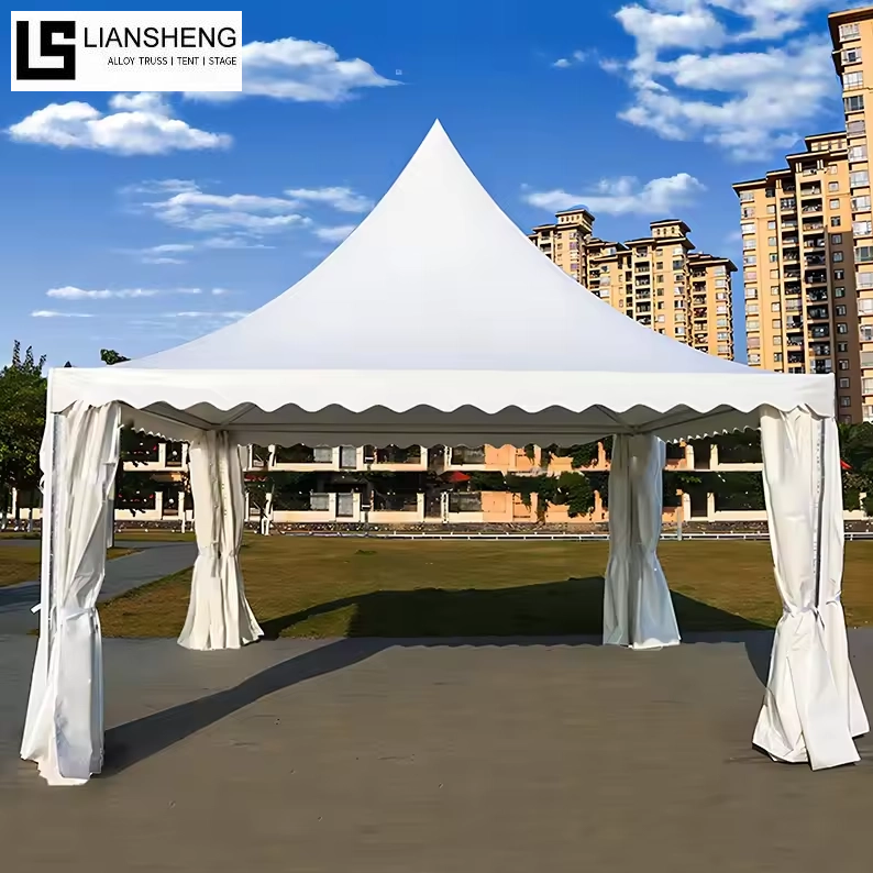 White Outdoor Portable Canopy Gazebo Beach Shade Camping Garden Khemah Pogada 6x6m