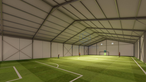 Khemah Besar Ekonomi Bumbung Gelanggang Tenis Padel Besar Khemah Dewan Sukan Besar Marquee Acara Bola Sepak