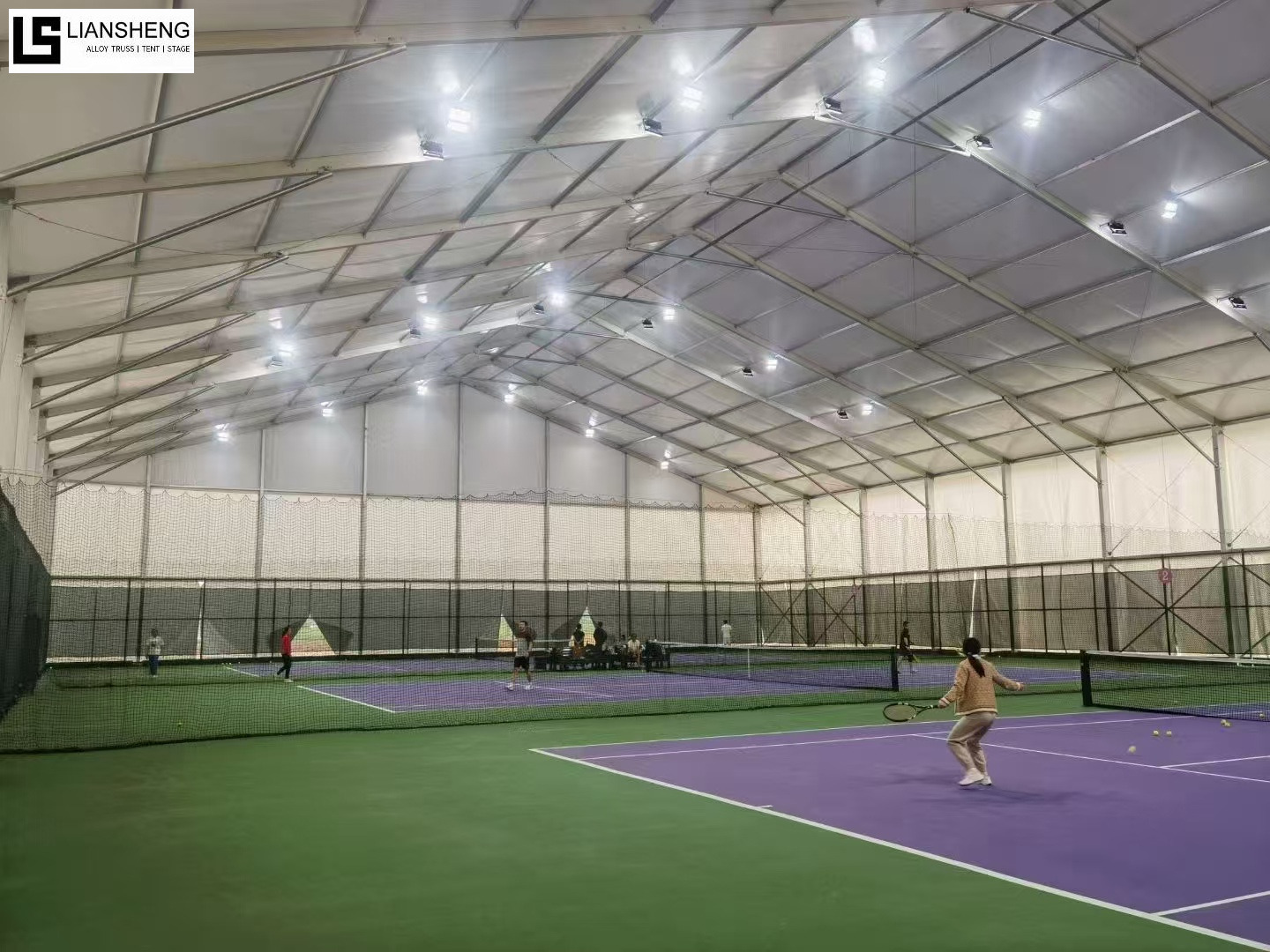 Khemah Sukan Poligon Aloi Aluminium untuk Acara Berskala Besar, Stadium, Kolam Renang dan Pertandingan