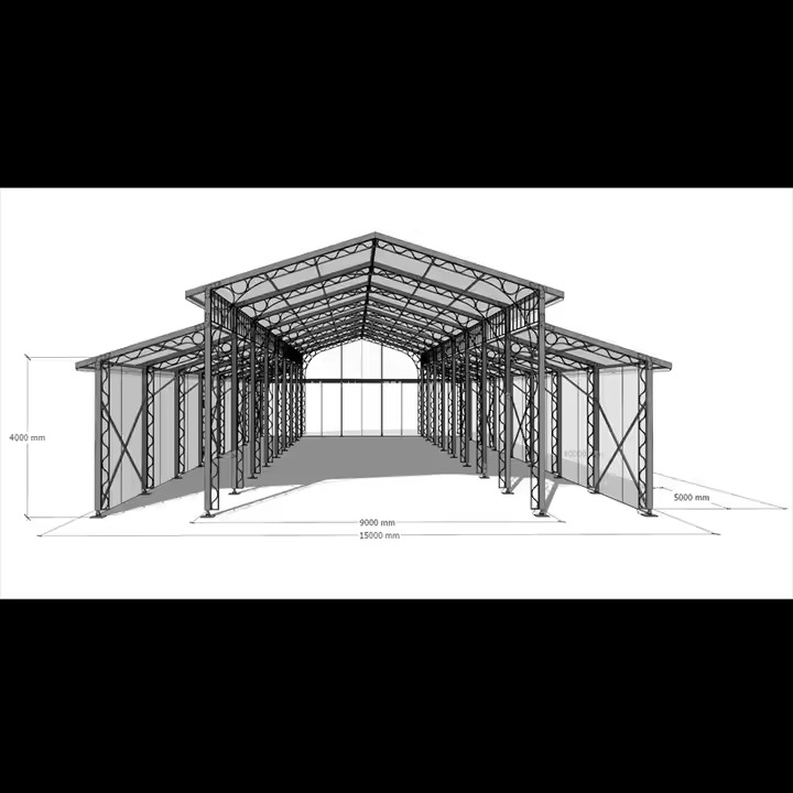 Khemah Marquee Ruang Lutsinar A atas Bingkai Aluminium Khemah Atrium Bingkai Aluminium untuk Acara Luar Pameran Perkahwinan & Parti