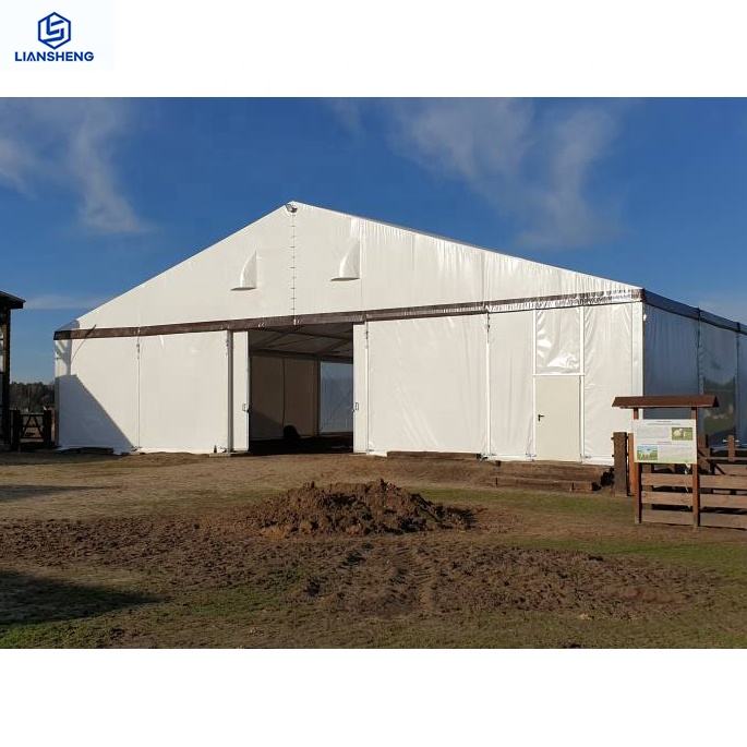 Khemah Aluminium Modular 20x50m Tugas Berat Kalis Air Tahan Lama untuk Struktur Gudang