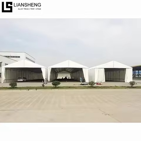 [Siri Qingtian] Khemah Penyimpanan Komersial Besar 50×100m — 5,000㎡ Ruang Bebas Lajur · Pembinaan Pantas · Penyelesaian Revolusioner untuk Storan Perusahaan