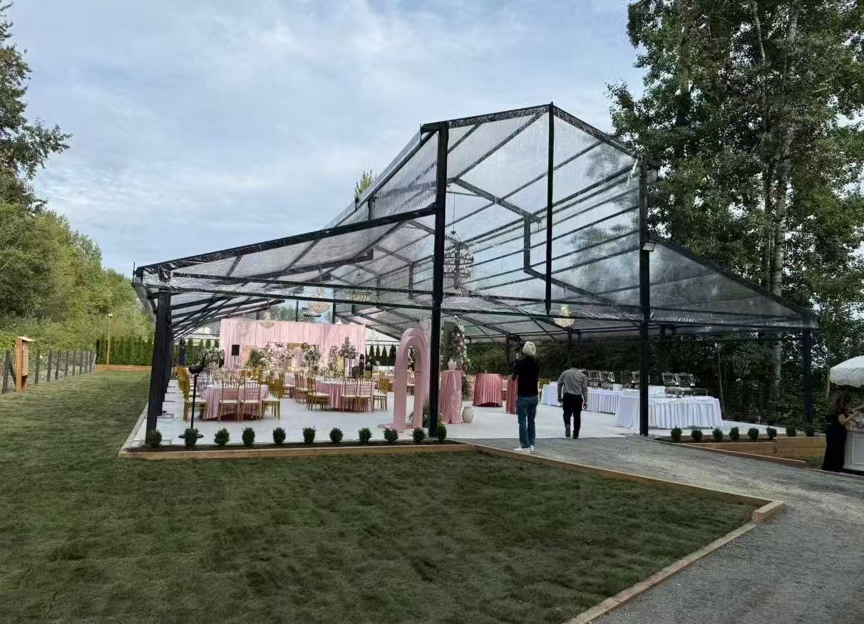 Khemah Atrium Rekaan Khas untuk Perkahwinan, Acara dan Ruang Luar