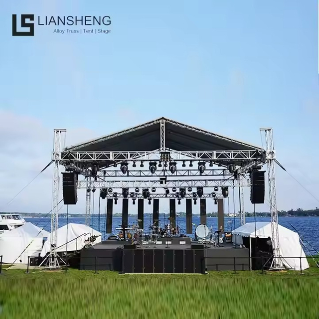 Penyesuaian Sokongan Saiz Sistem Kekuda Kekuda Aluminium Aloi Beban Tinggi Untuk Konsert Muzik