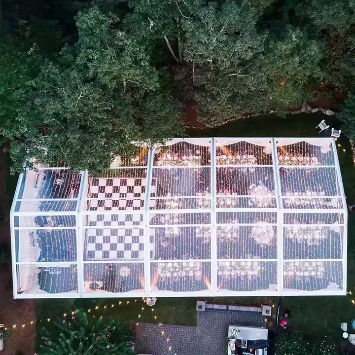 Khemah Majlis Perkahwinan Luar untuk Dijual Pembuat Khemah Acara Aloi Aluminium Lutsinar 