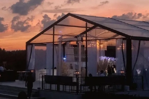 300 Hingga 500 Orang Khemah Luar Pesta Khemah Perkahwinan Marquee Untuk Perhimpunan Acara