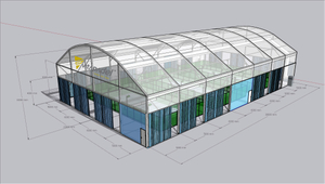  Saiz Besar Kualiti Terbaik Khemah Tenis Luar Pintu Khemah Bola Bakul Khemah Padel Khemah Bola Sepak untuk pertandingan