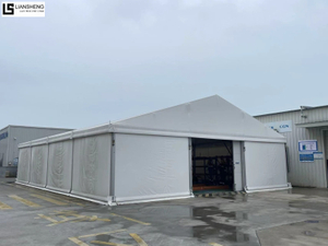 Aluminium Frame Heavy Duty PVC Marquee Khemah Untuk Acara Luar Perkahwinan Gudang