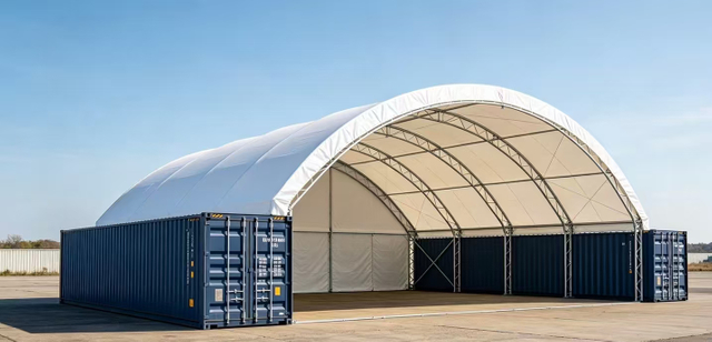 Khemah Marquee Melengkung Aluminium Untuk Acara Luaran Dan Majlis Perkahwinan