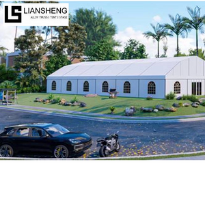 Aluminium Frame Heavy Duty PVC Marquee Khemah Untuk Acara Luar Perkahwinan Gudang