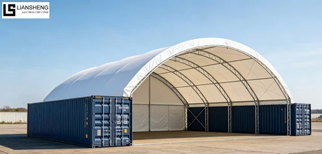 Khemah Shell – Khemah Acara Aluminium Melengkung untuk Parti, Pameran & Acara Luar Mewah
