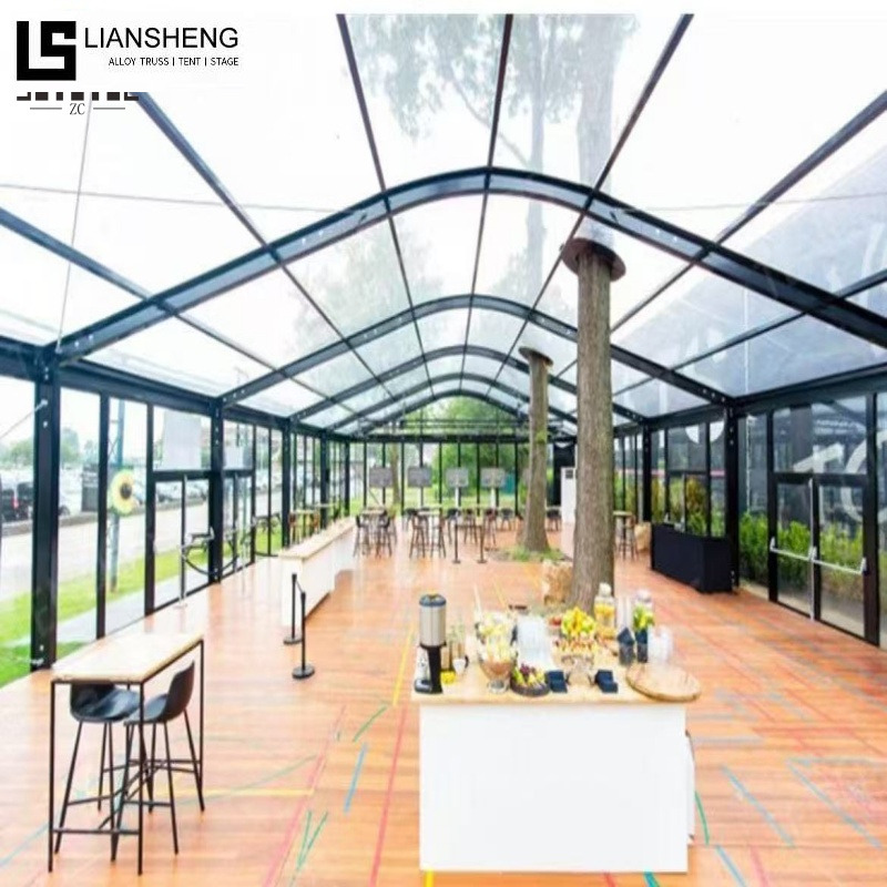 Khemah Bumbung Melengkung – Khemah Acara Rangka Aluminium