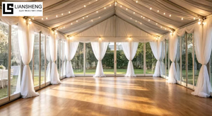 Khemah Marquee Perkahwinan PVC Lutsinar Untuk Acara Pesta Luaran